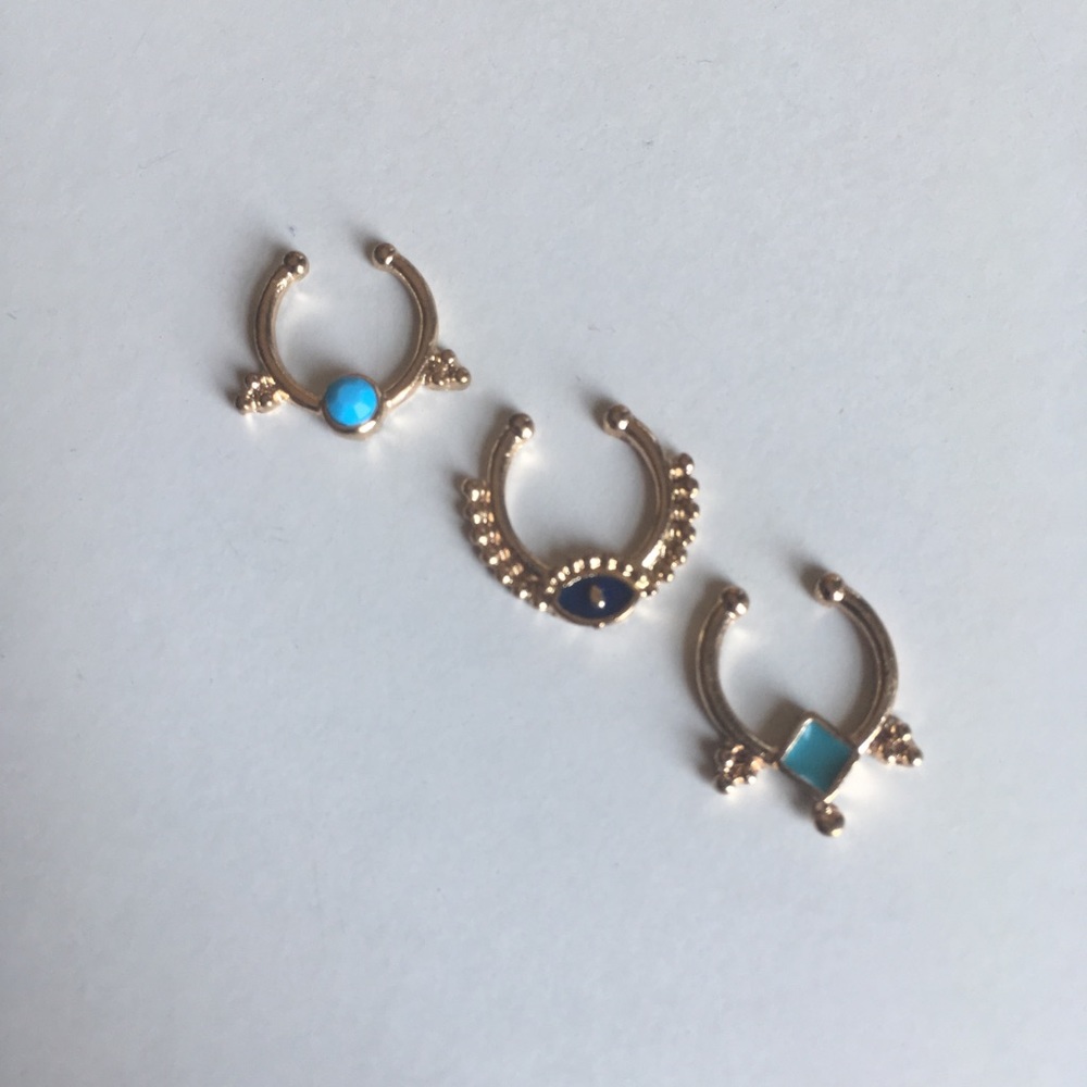 Septum Rings Set 🦚